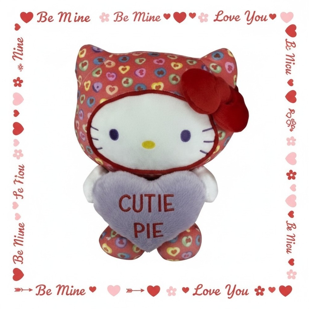 Hello Kitty Sweethearts Valentine Plush 21" Cutie Pie Heart‎ Doll Sanrio